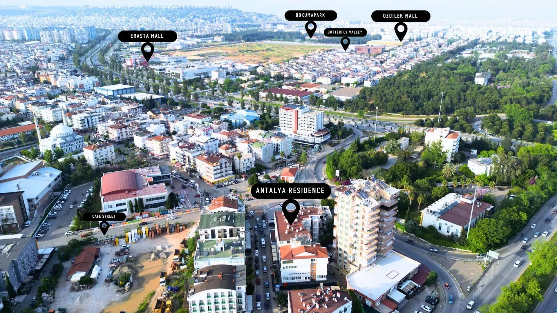 아파트 Antalya Residence Hotel 터키